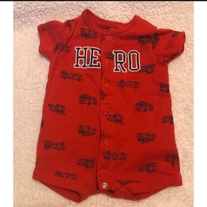Carter’s baby boy “Hero” romper